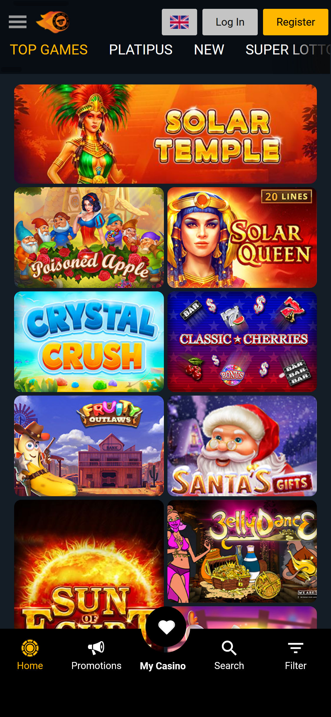 CannonBet Casino Mobile Games Review
