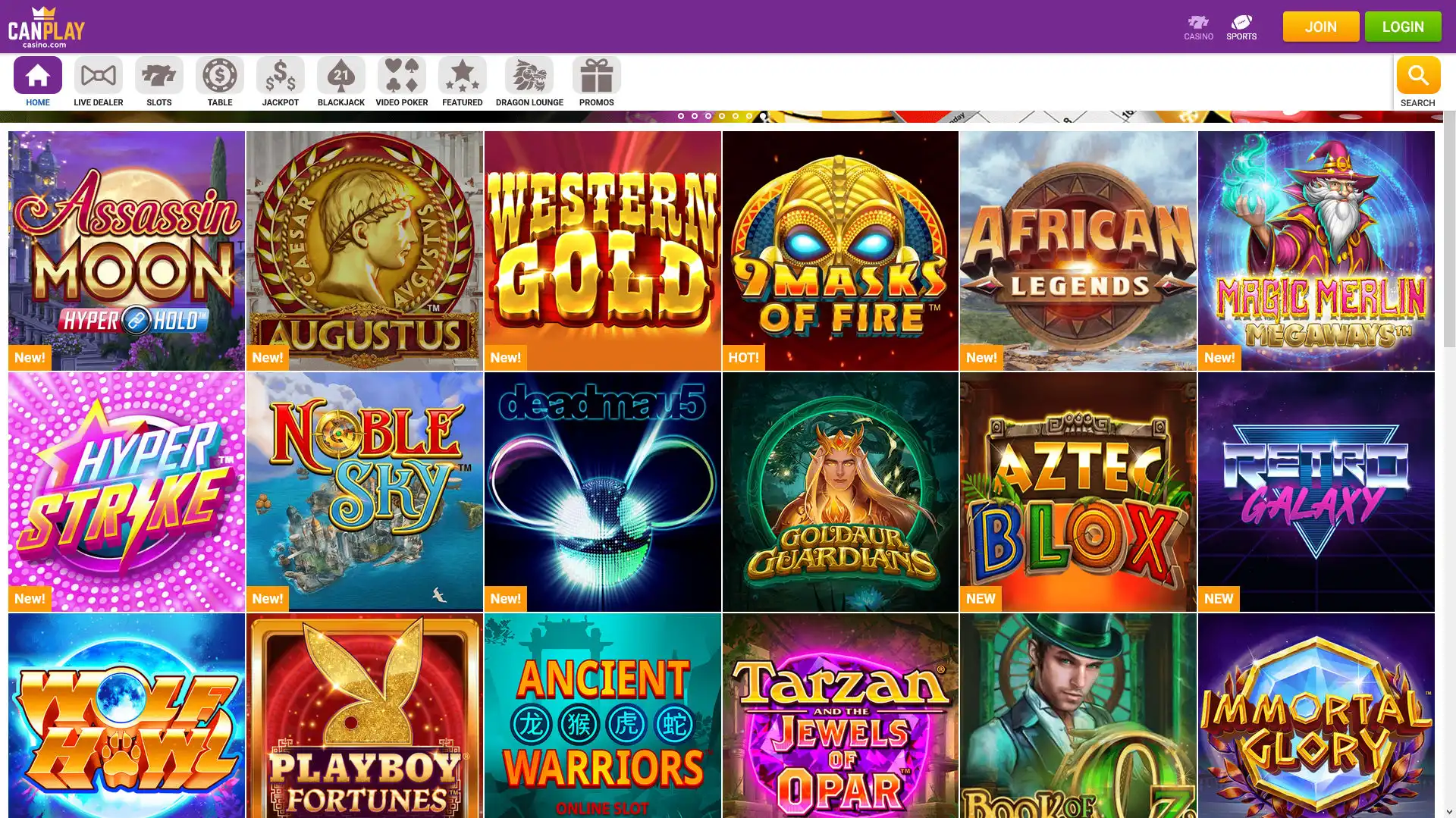 Can Play Casino Games