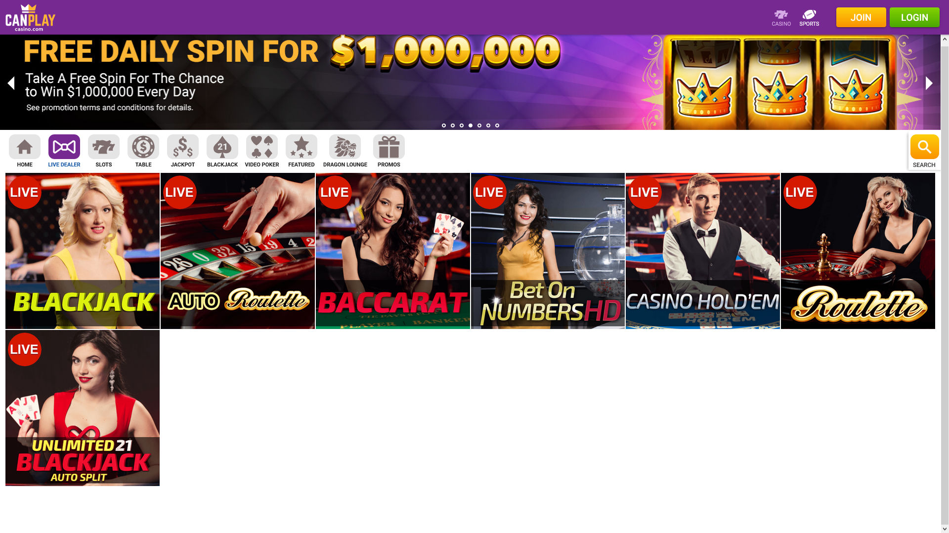 Can Play Casino Live Dealer Games