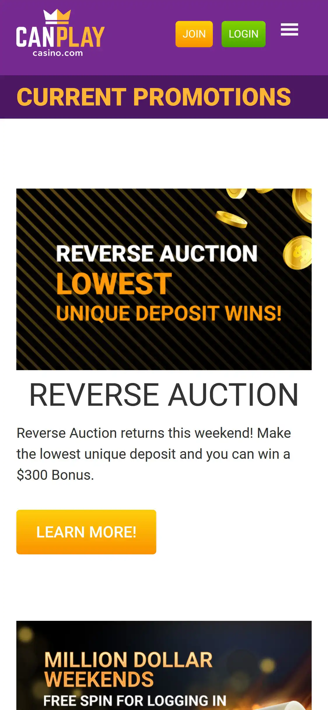 Can Play Casino Mobile No Deposit Bonus Review