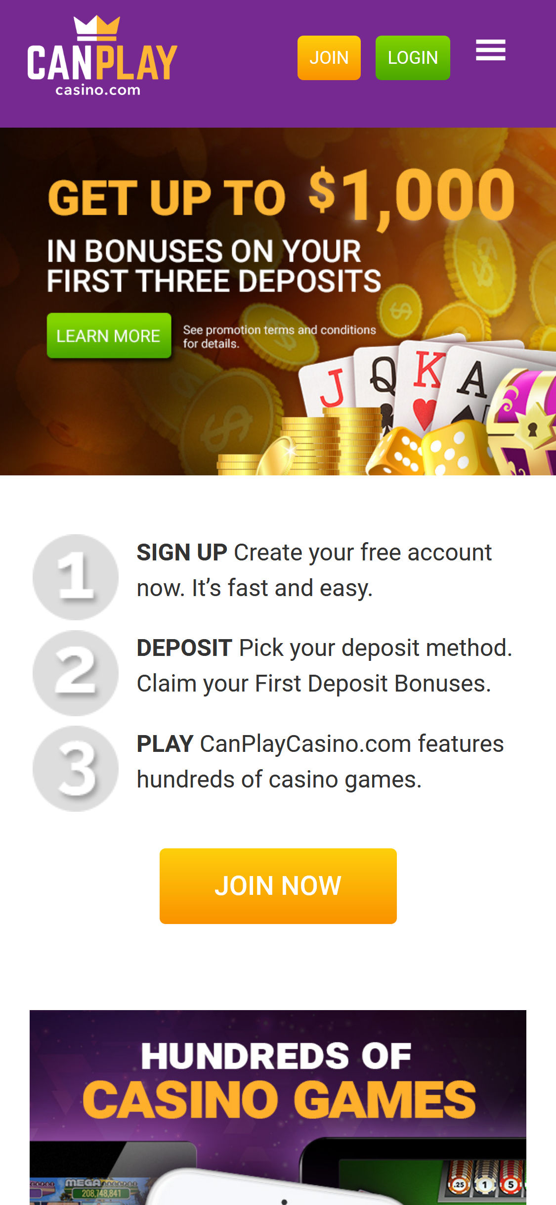Can Play Casino Mobile Review