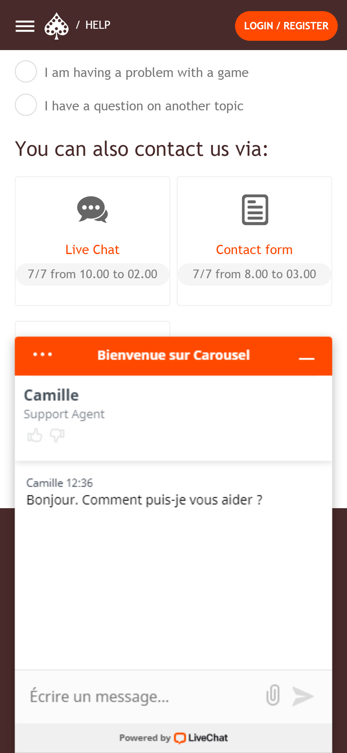Carousel Mobile Support Review