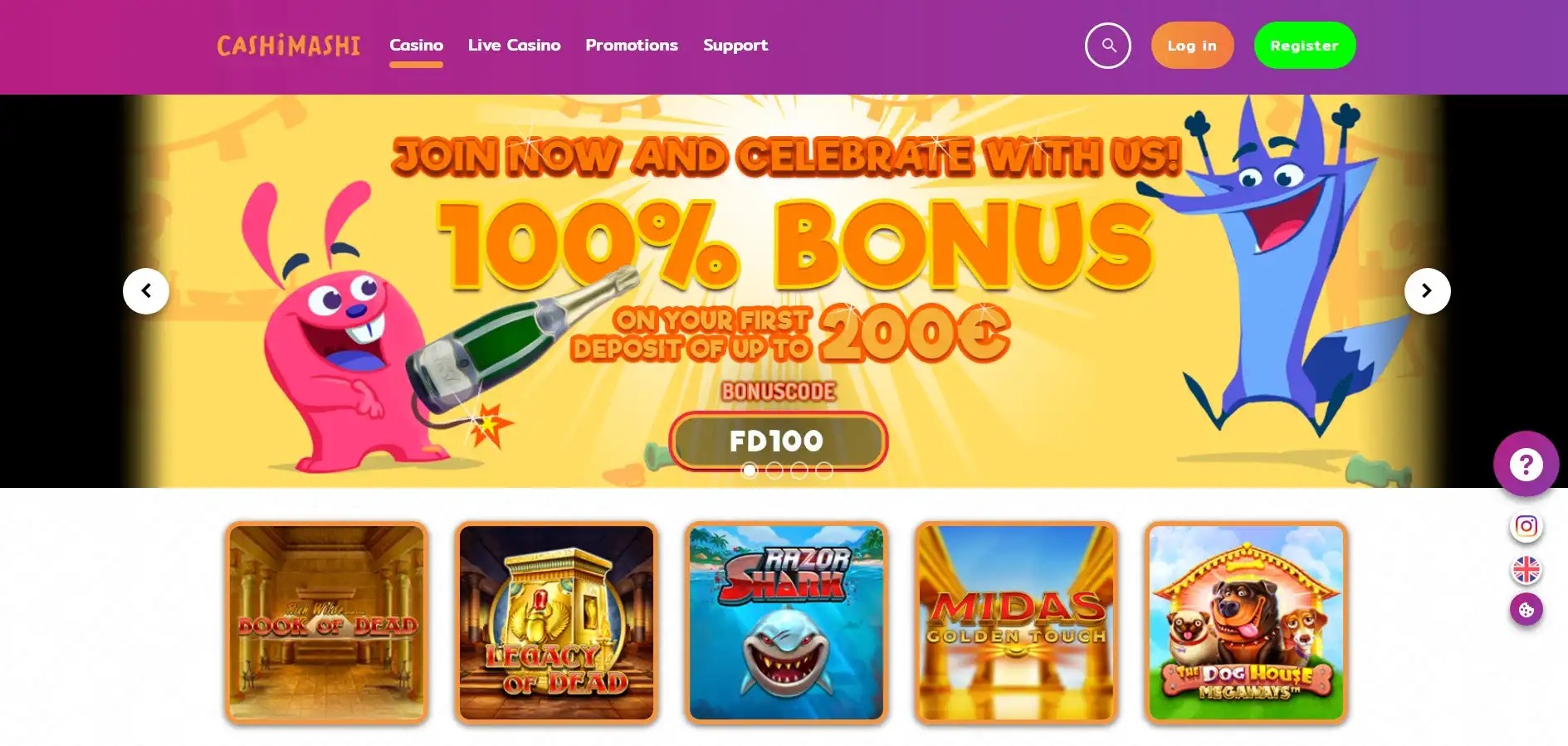 CashiMashi Casino Review