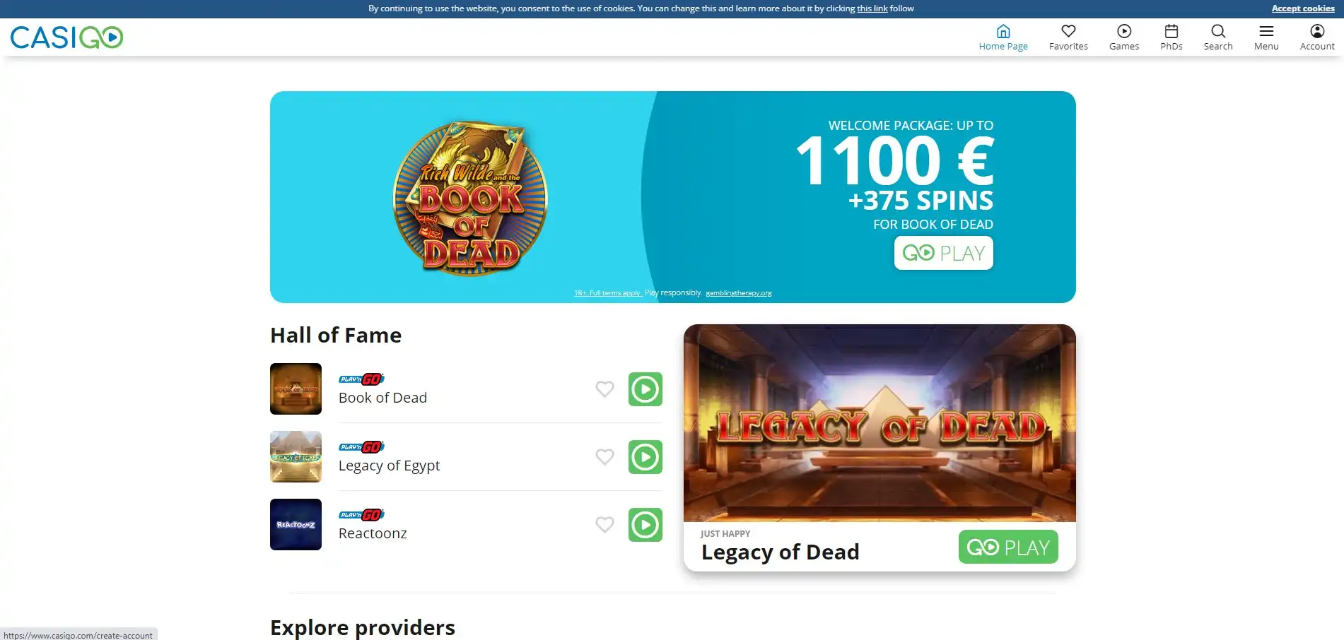 CasiGO Casino Review