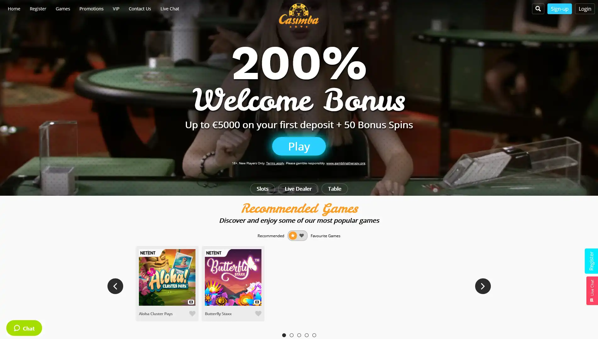 Casimba Casino Review