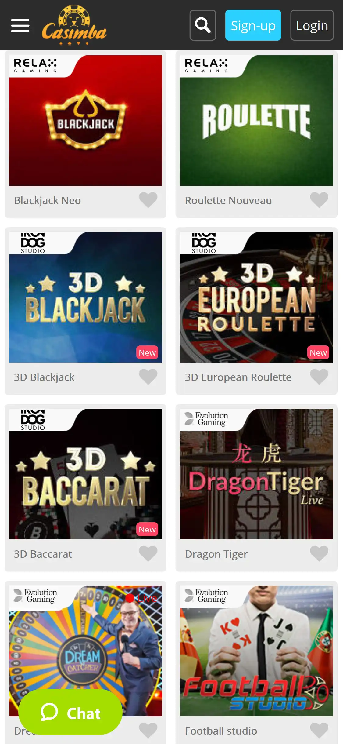 Casimba Casino Mobile Games Review