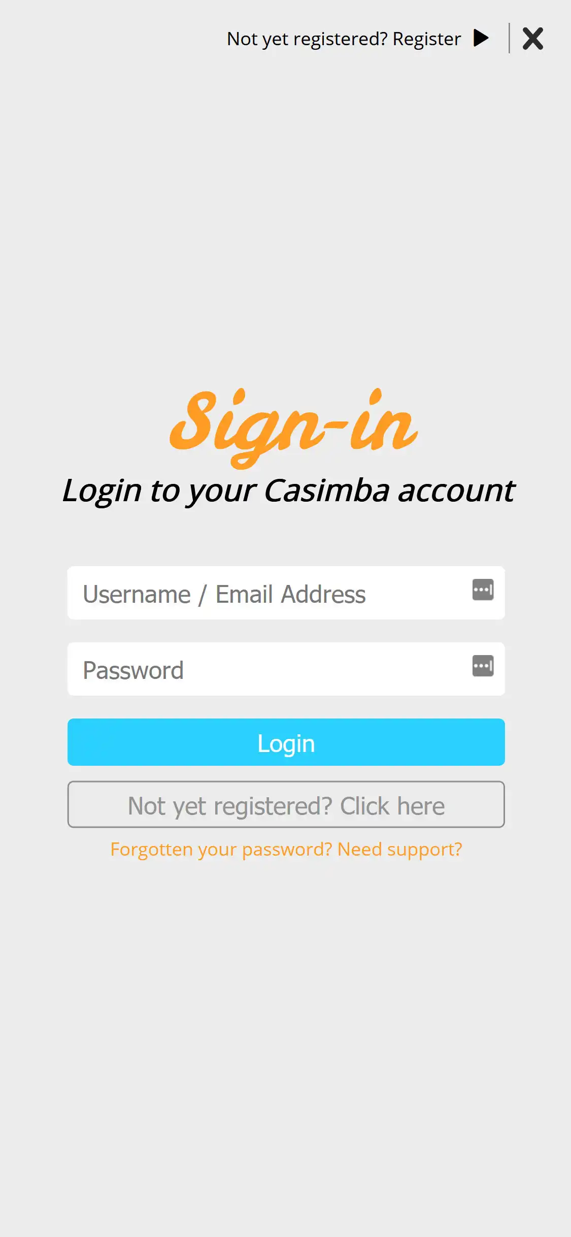 Casimba Casino Mobile Login Review