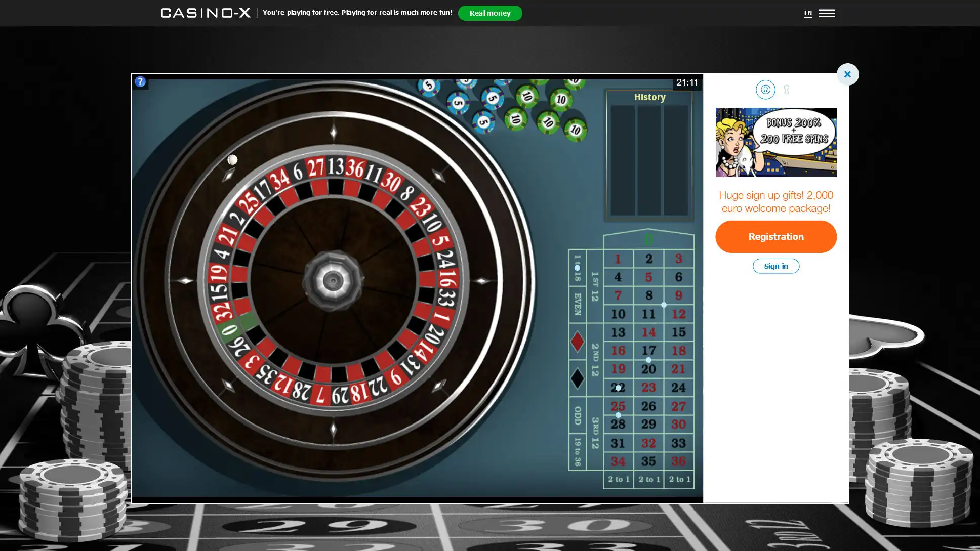 Casino X Casino Games