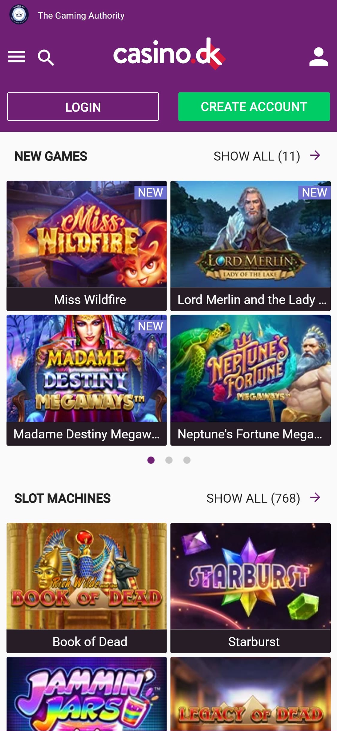 Casino DK Mobile Games Review