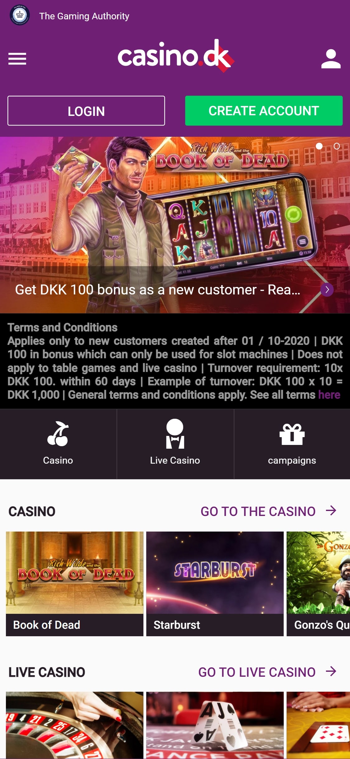 Casino DK Mobile Review