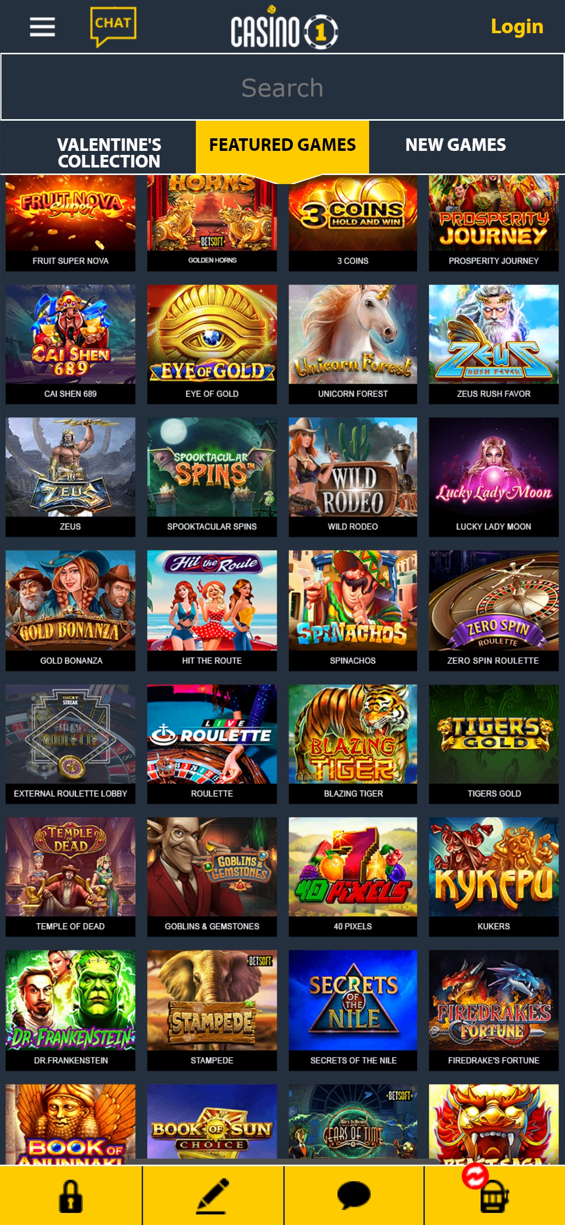 Casino 1 Club Mobile Games Review
