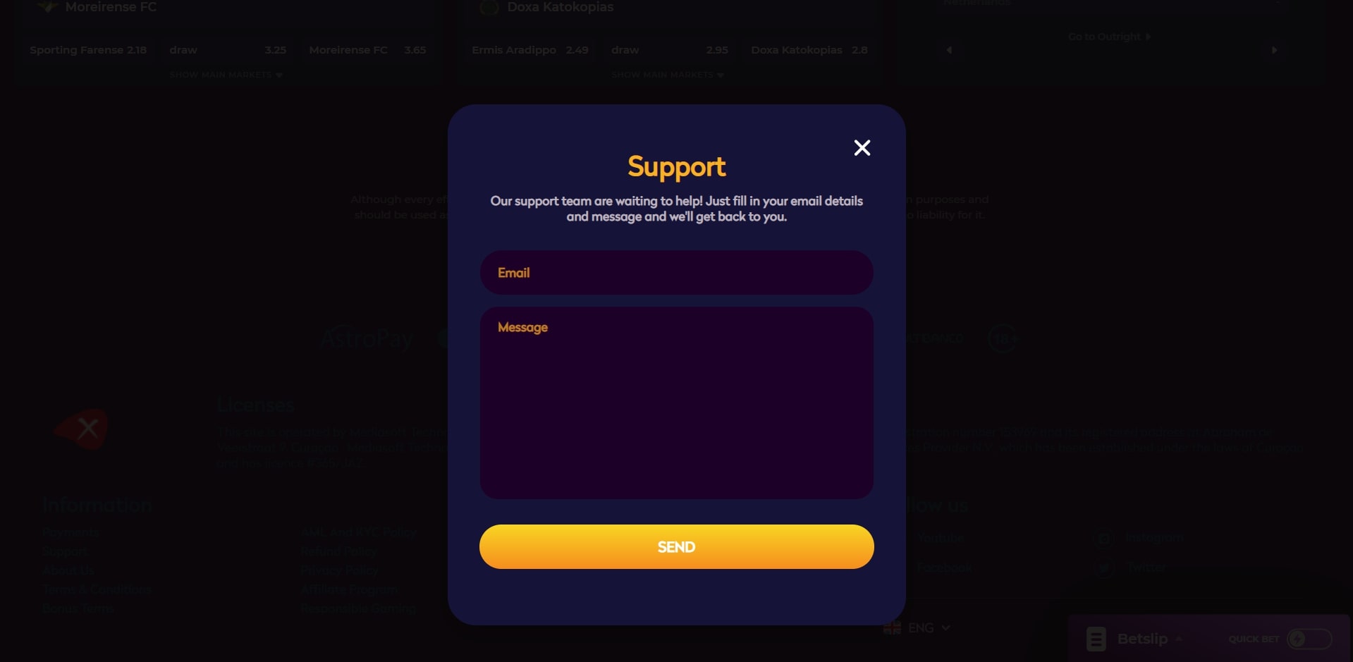 Casino360 Support