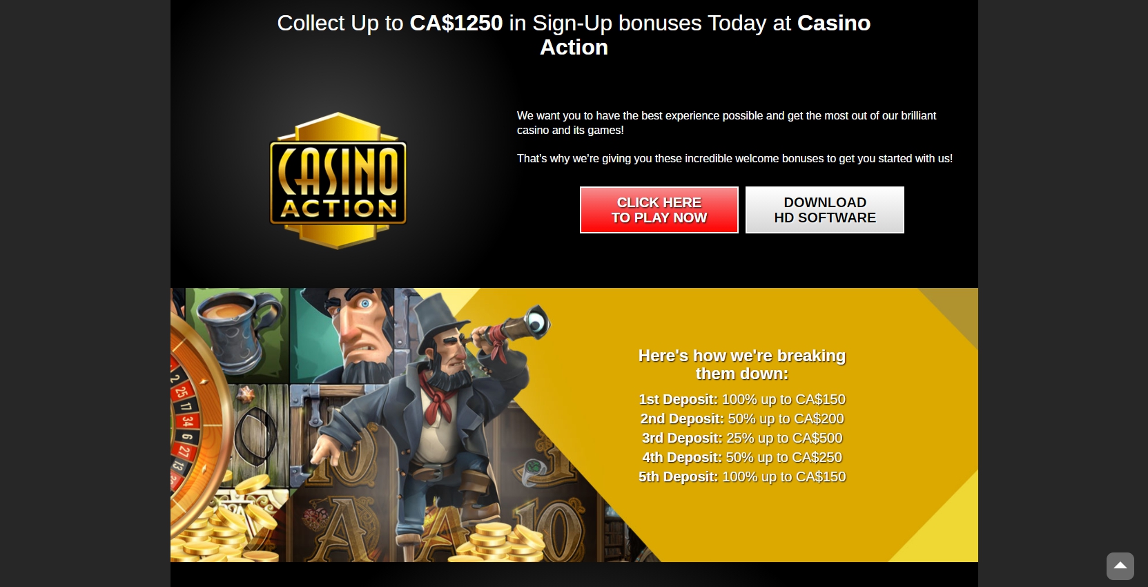 Casino Action No Deposit Bonus