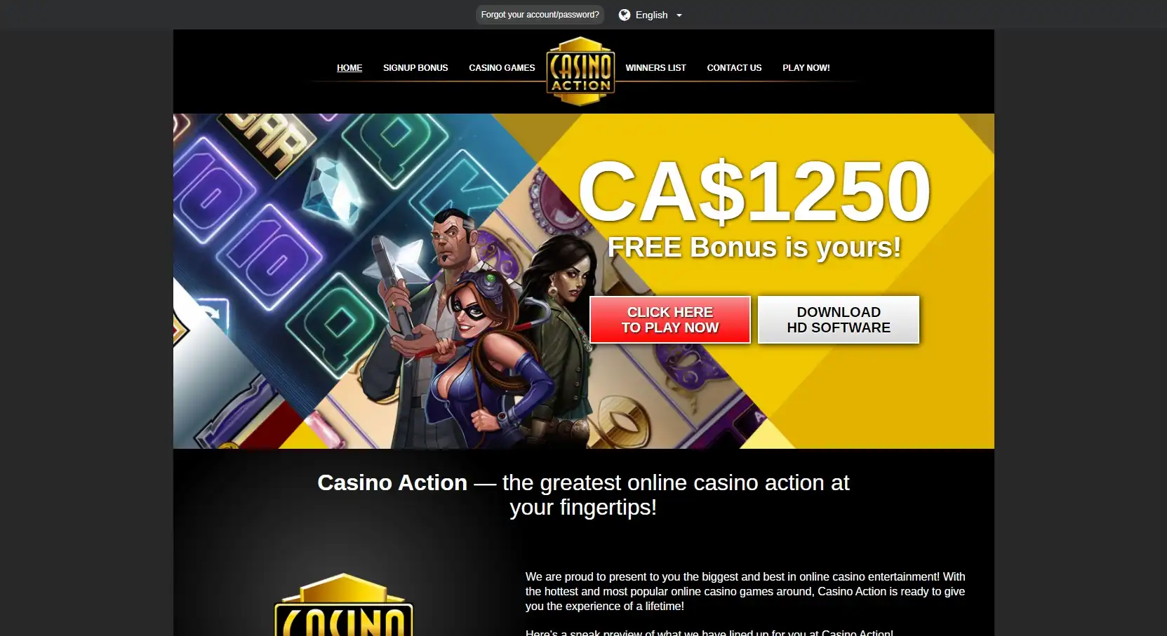 Casino Action Review