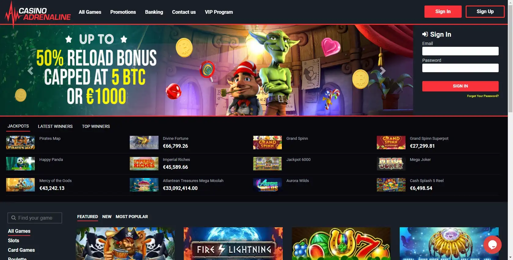 Casino Adrenaline Review