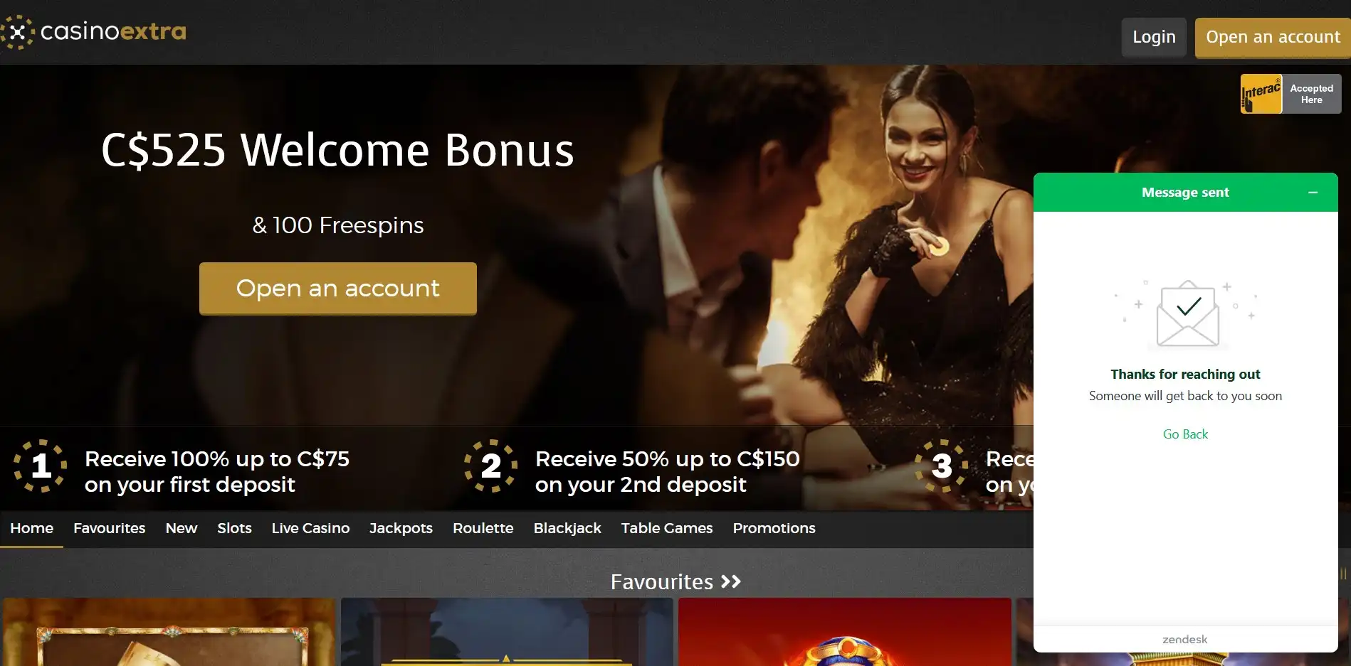 Casino Extra Support