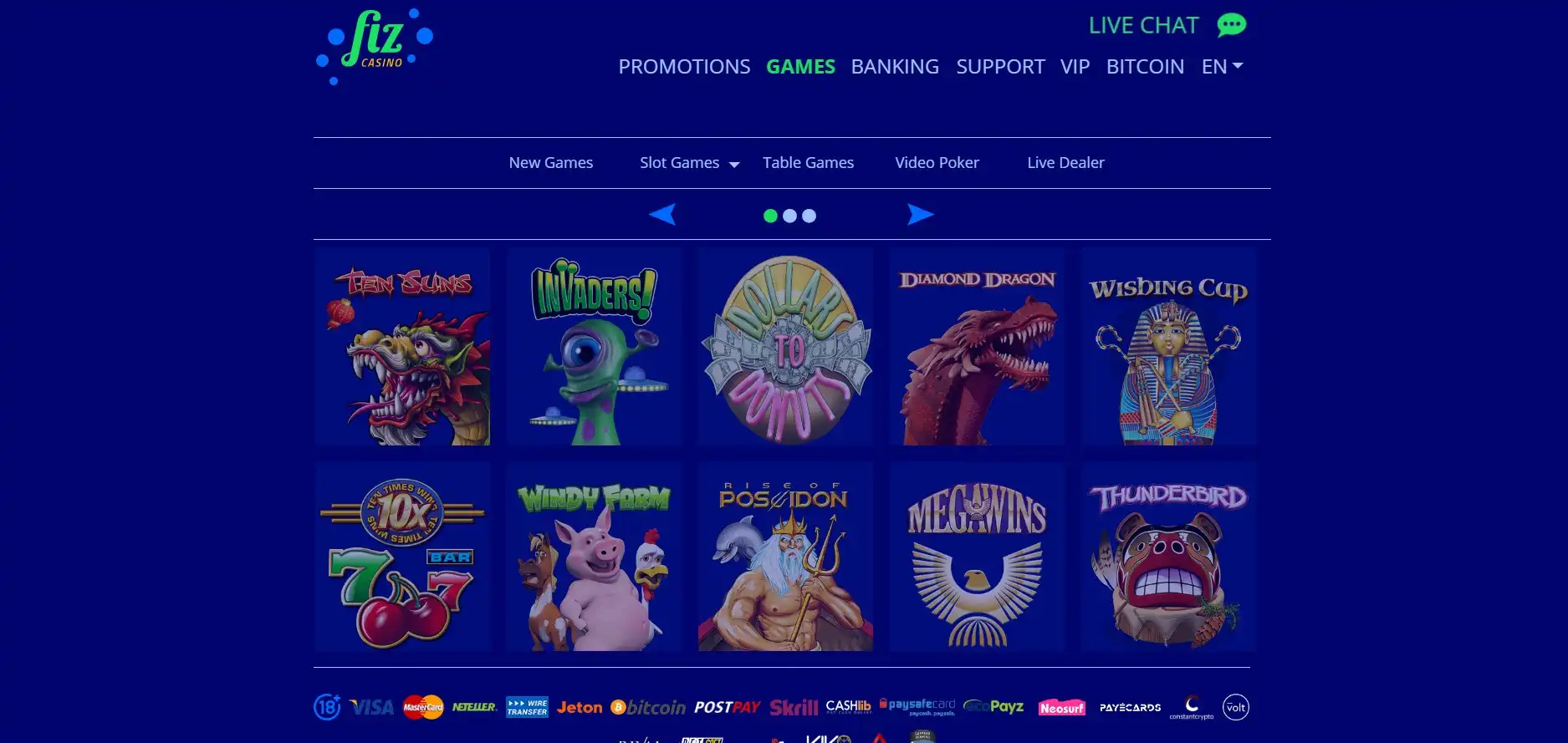 Casino Fiz Games