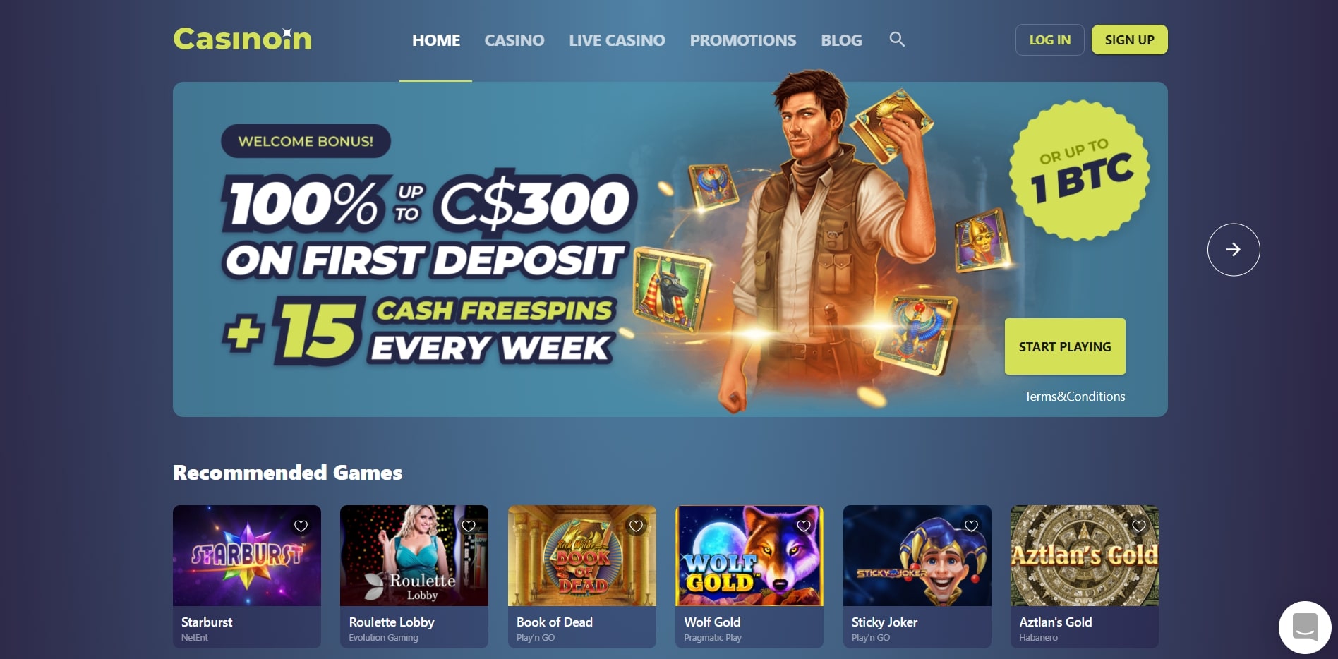 Casinoin Review