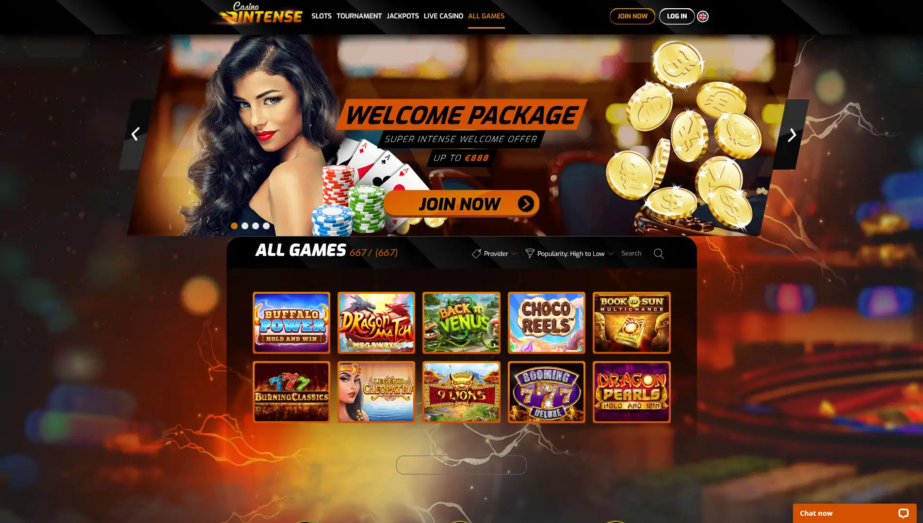 Casino Intense Review