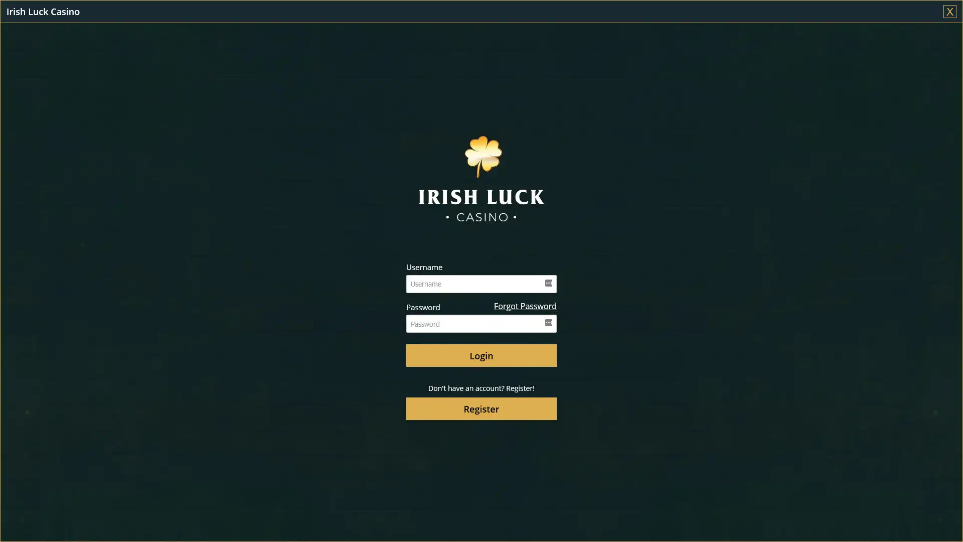 IrishLuck Casino Login