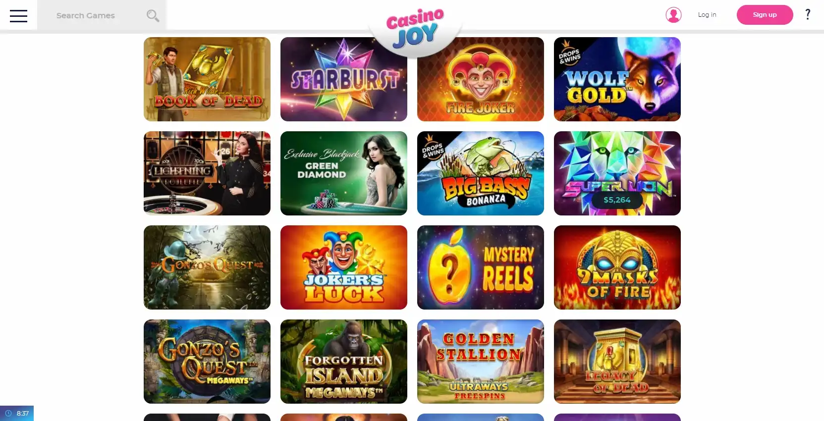 Casino Joy Games