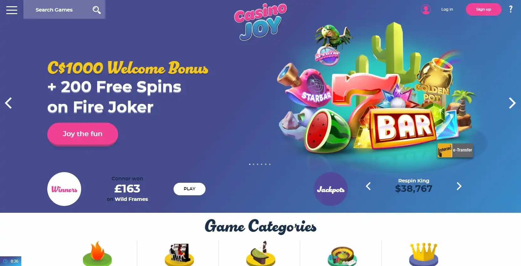 Casino Joy Review
