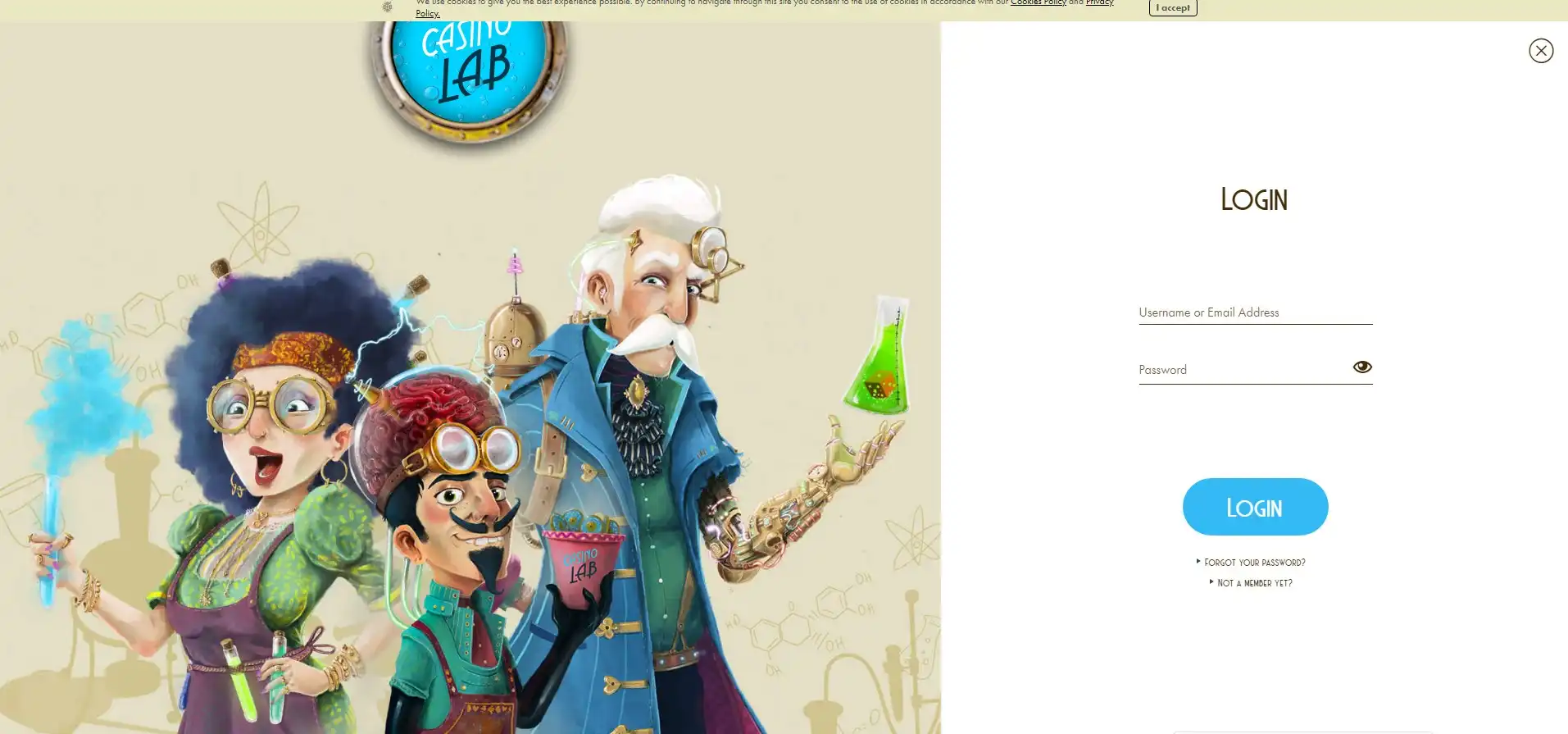 Casino Lab Login