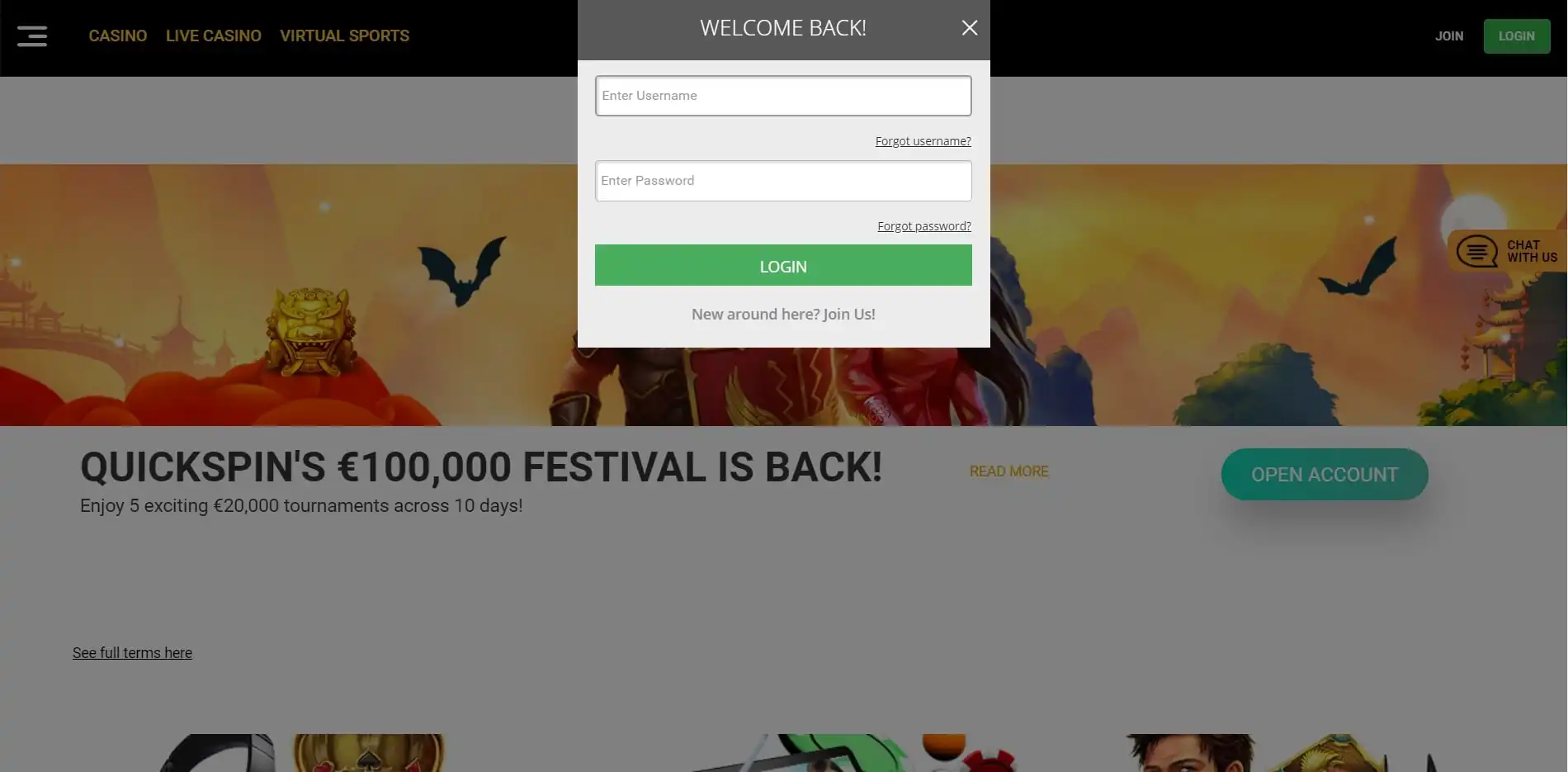 CasinoLuck Login