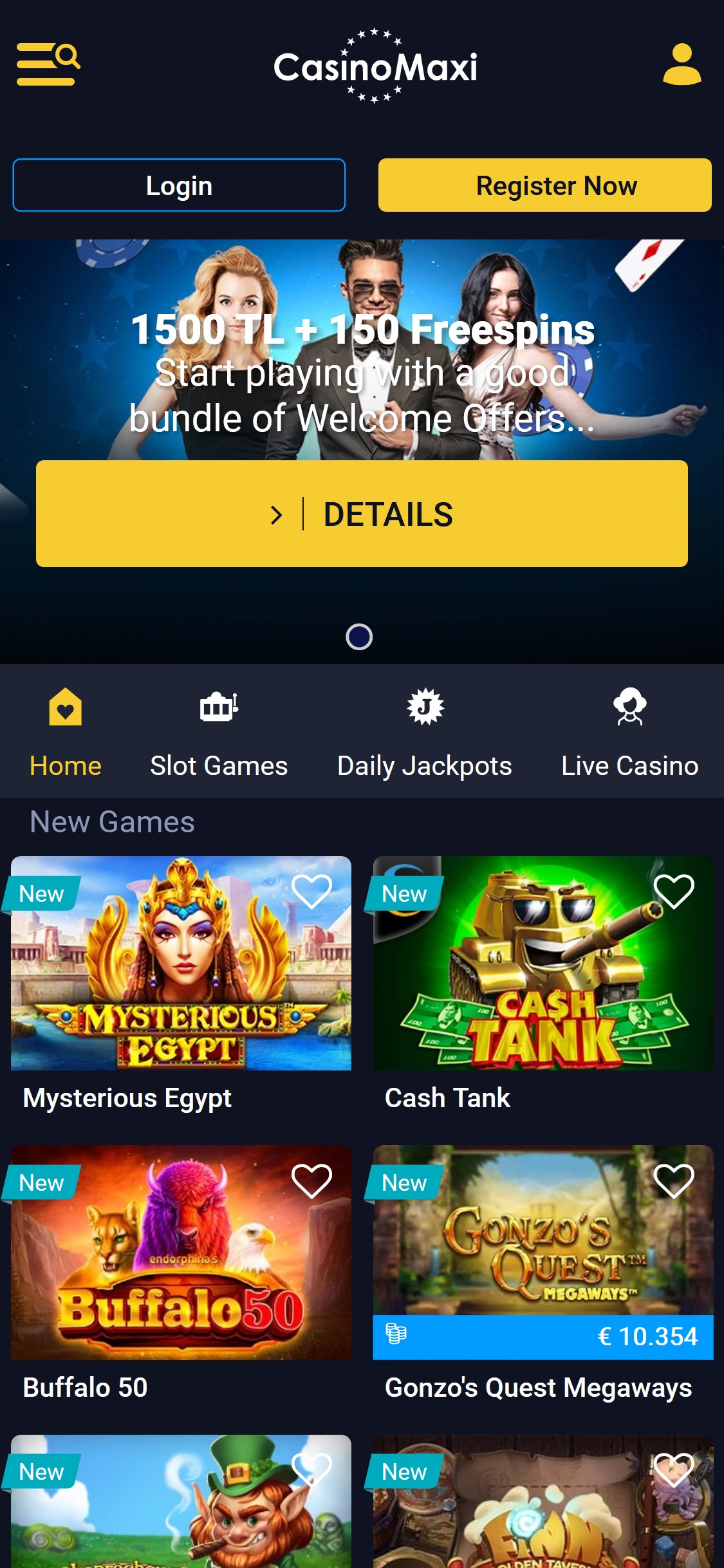 CasinoMaxi EU Mobile Review