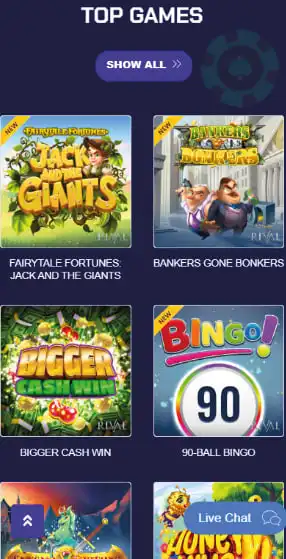 Casino Royal Club Mobile Games Review