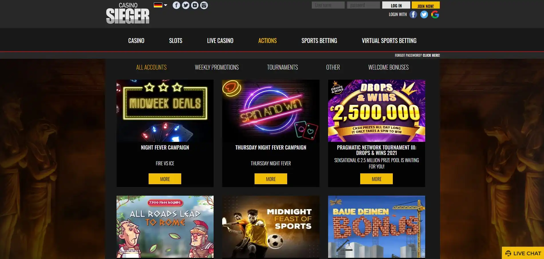 CasinoSieger No Deposit Bonus