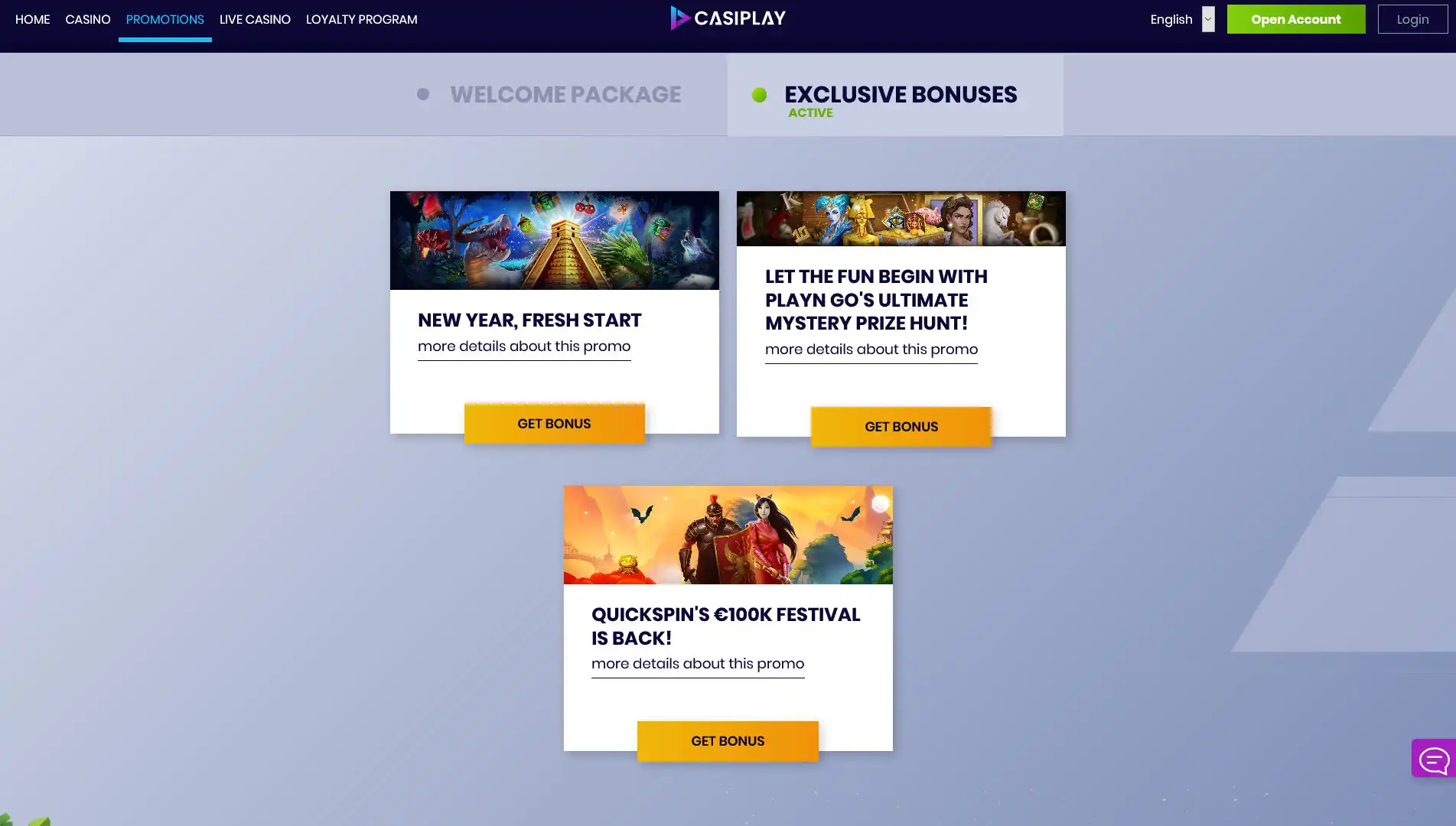 Casiplay Casino No Deposit Bonus