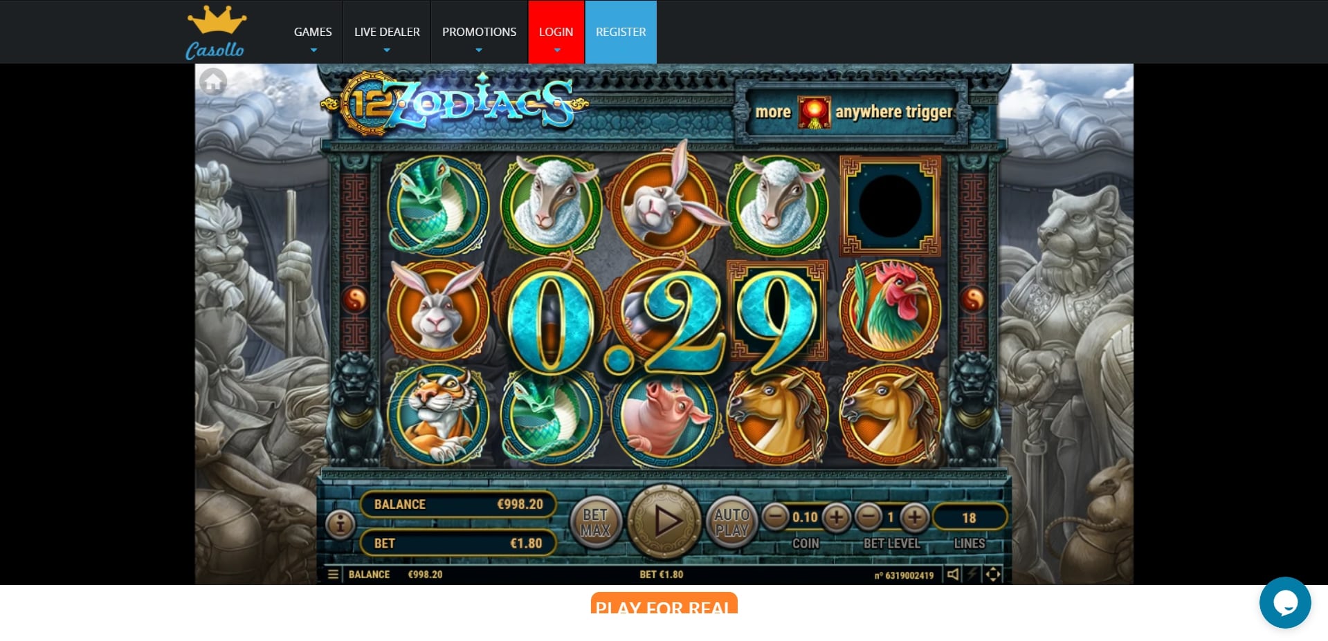 Casollo Casino Slot Games