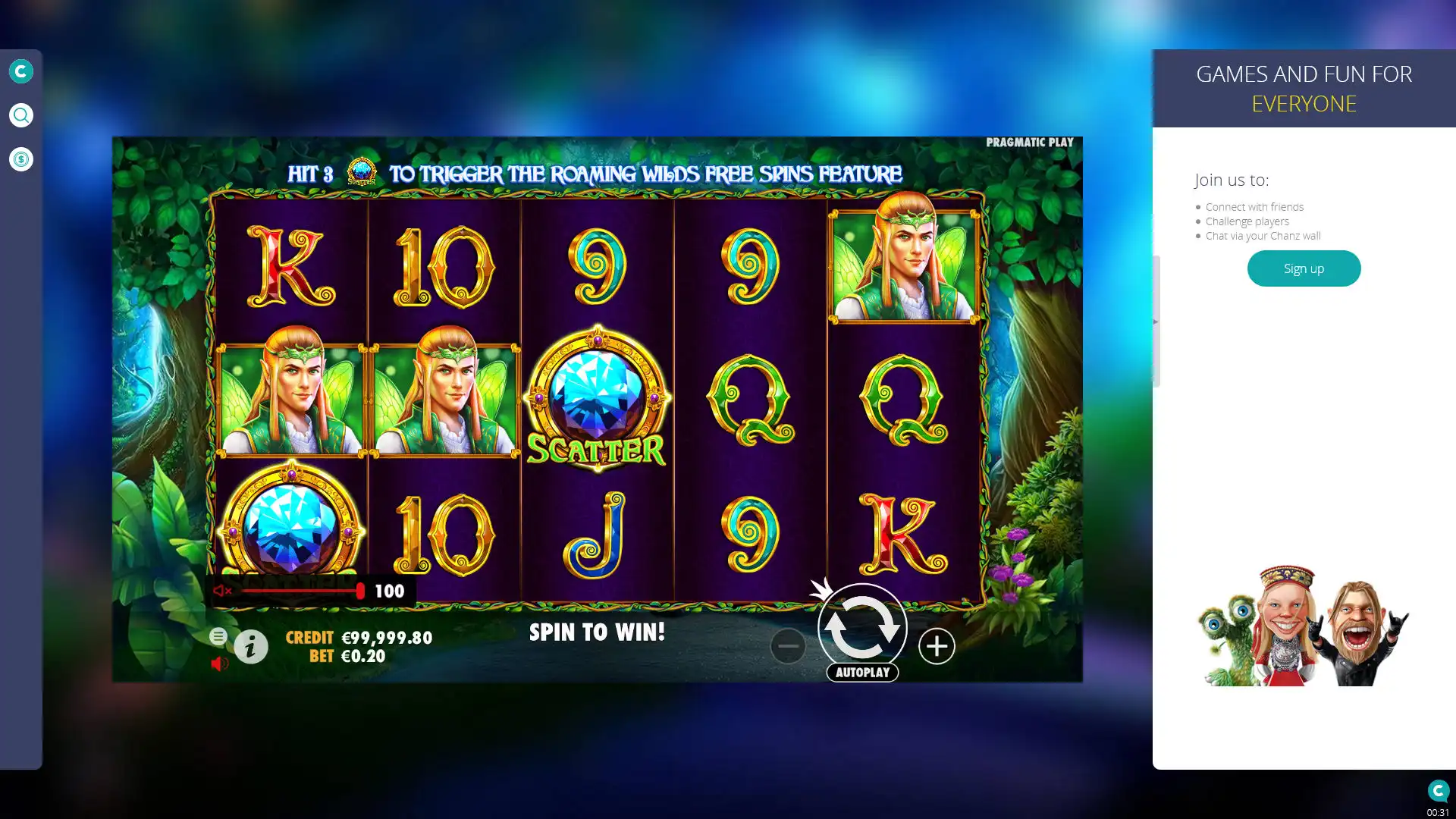Chanz Casino Slot Games
