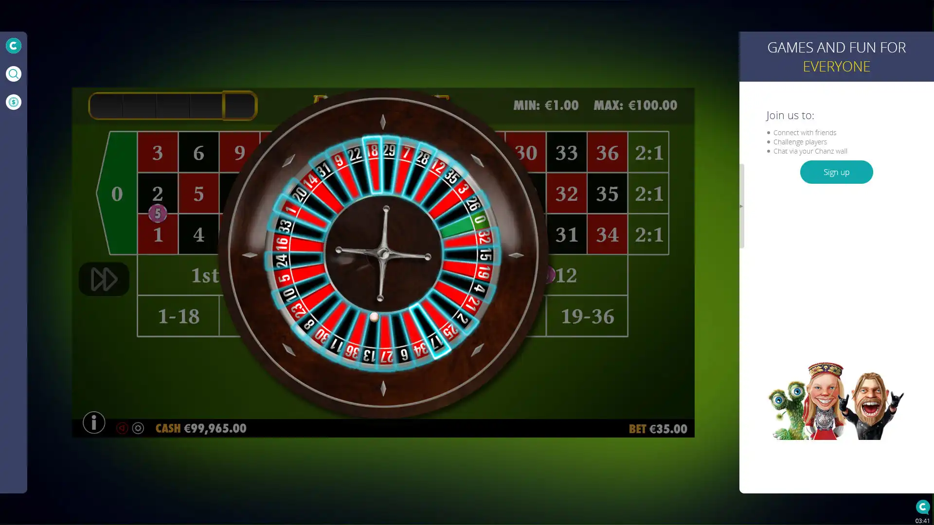 Chanz Casino Casino Games