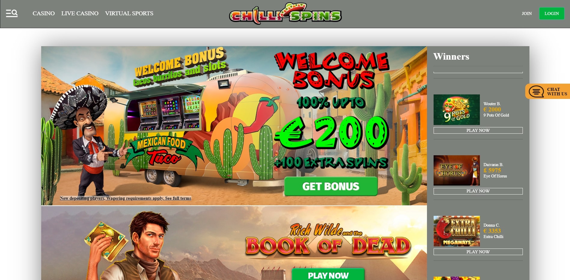 Chilli Spins Casino Review