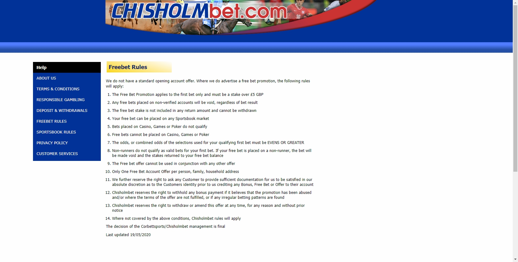 Chis Holm Bet Casino No Deposit Bonus