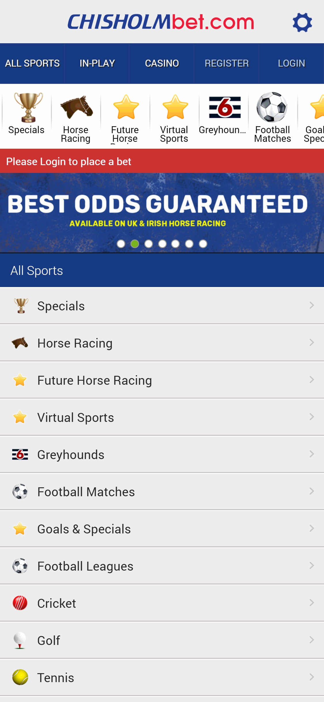 Chis Holm Bet Casino Mobile Review