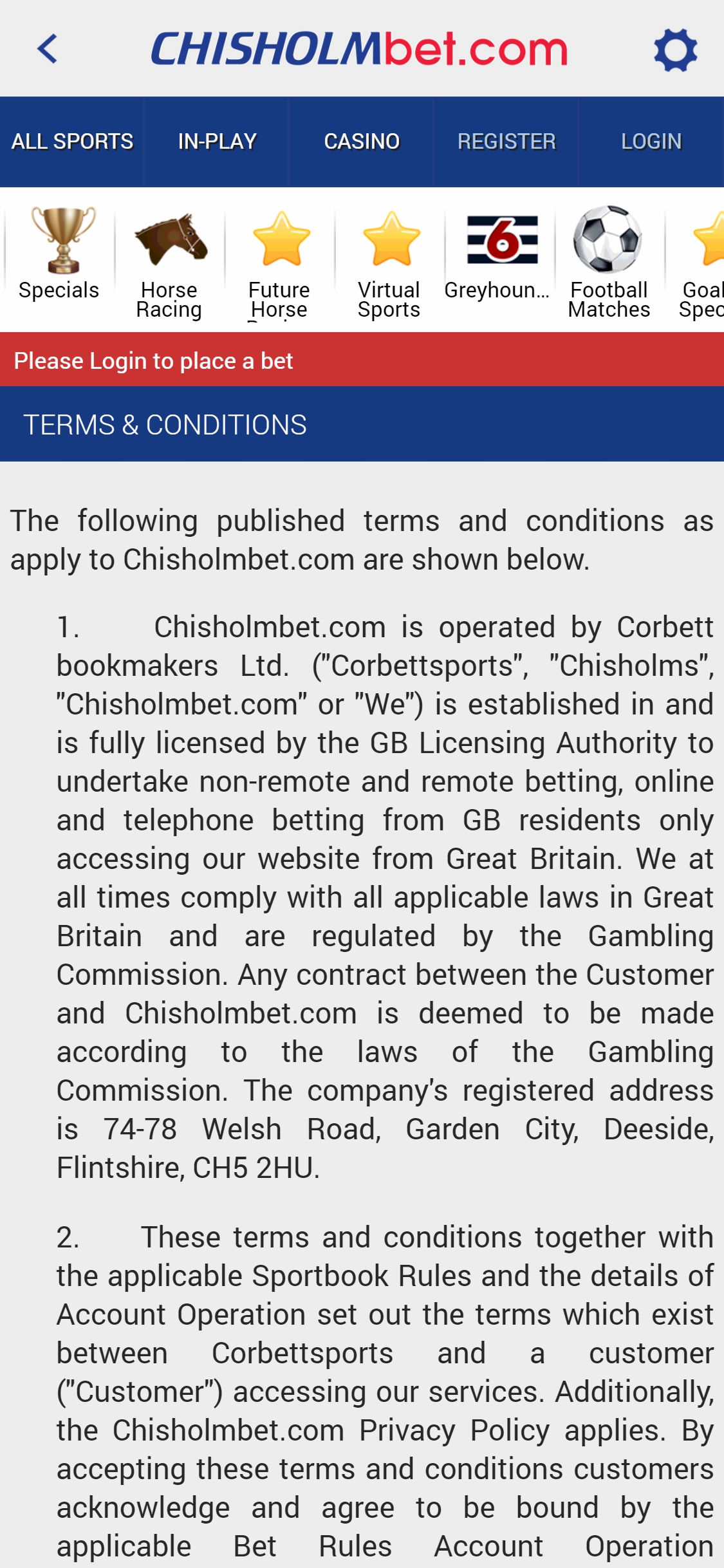 Chis Holm Bet Casino Mobile Support Review