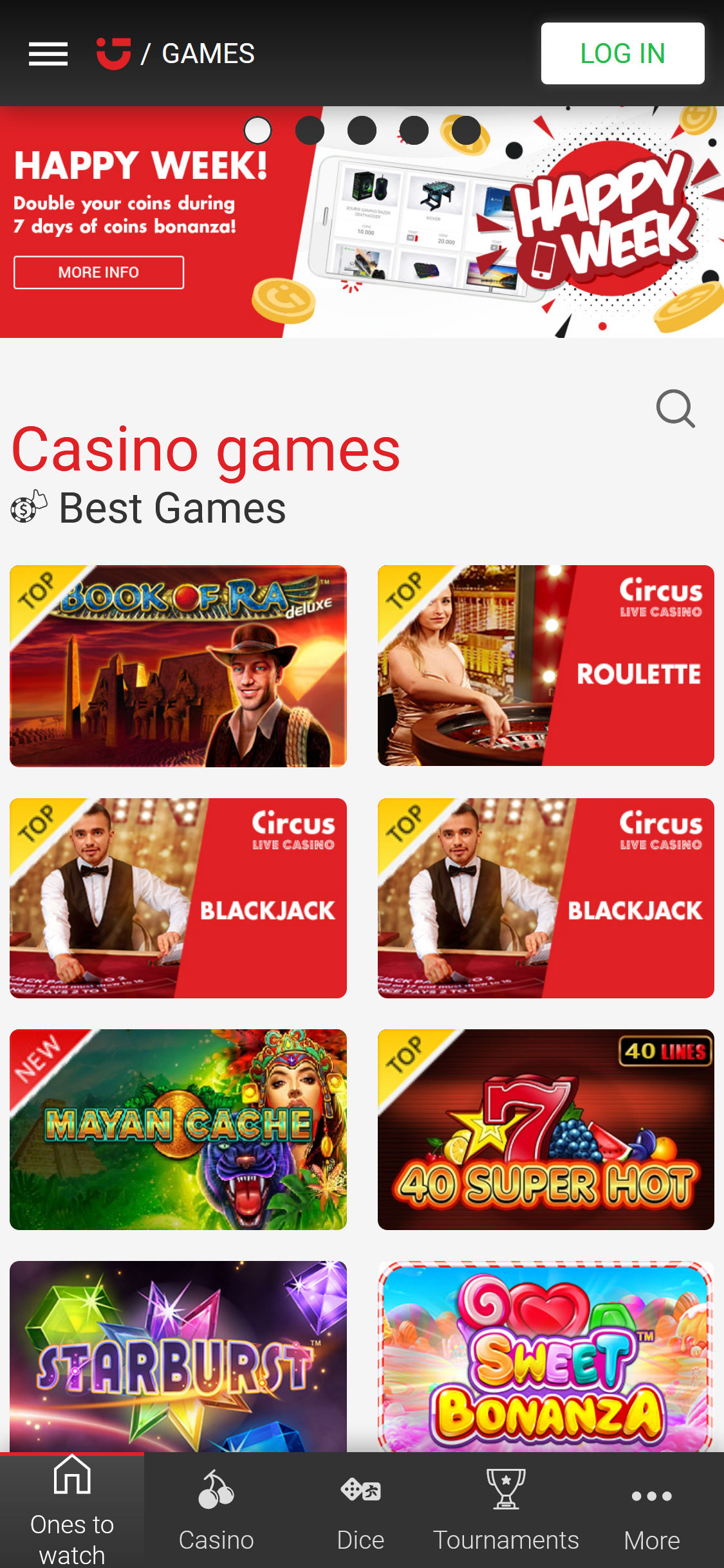 Circus Casino Mobile Review
