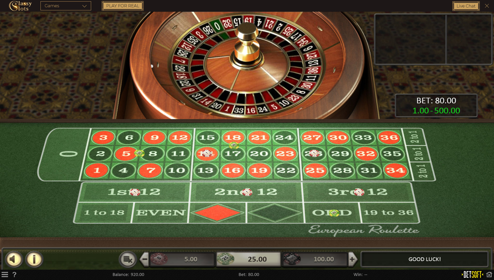 Classy Slots Casino Casino Games