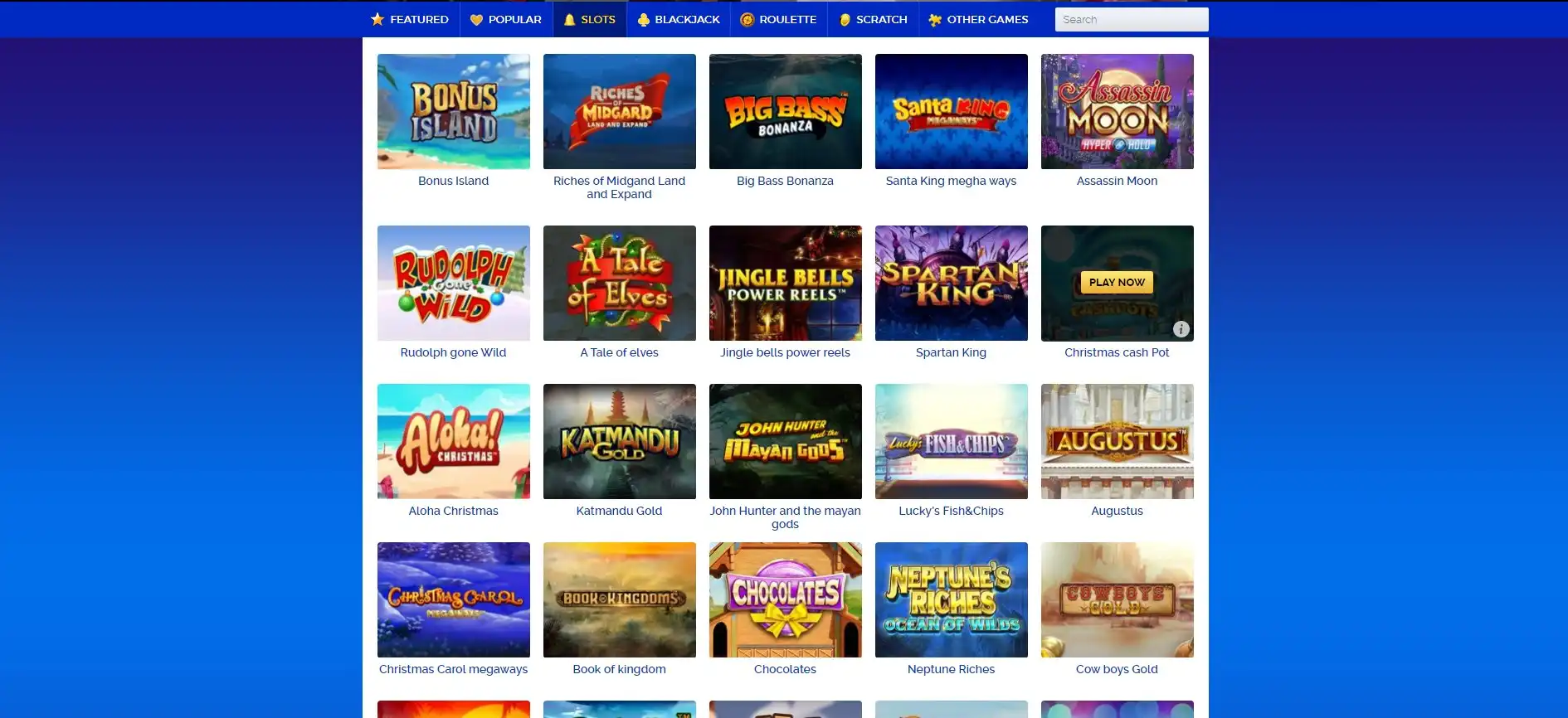 CloudCasino Games