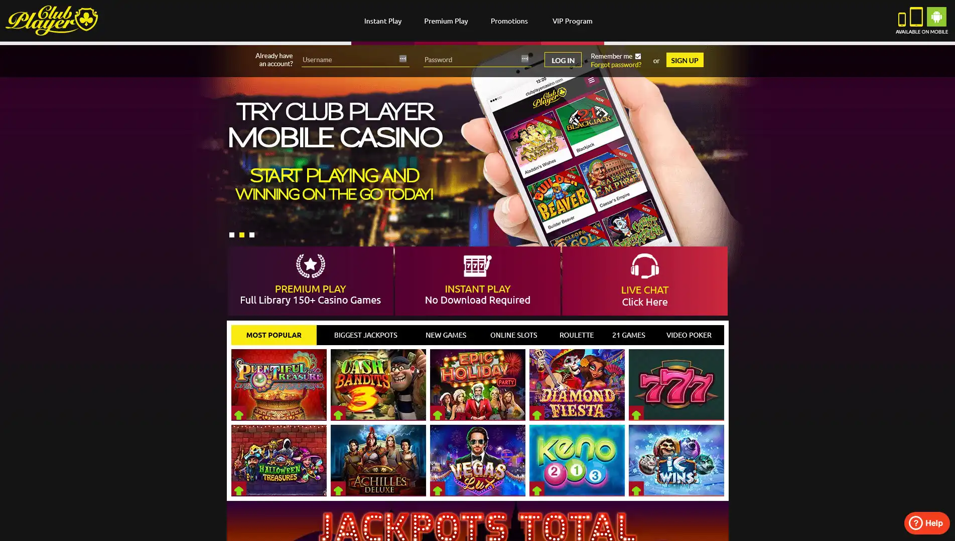 Club Player Casino Review