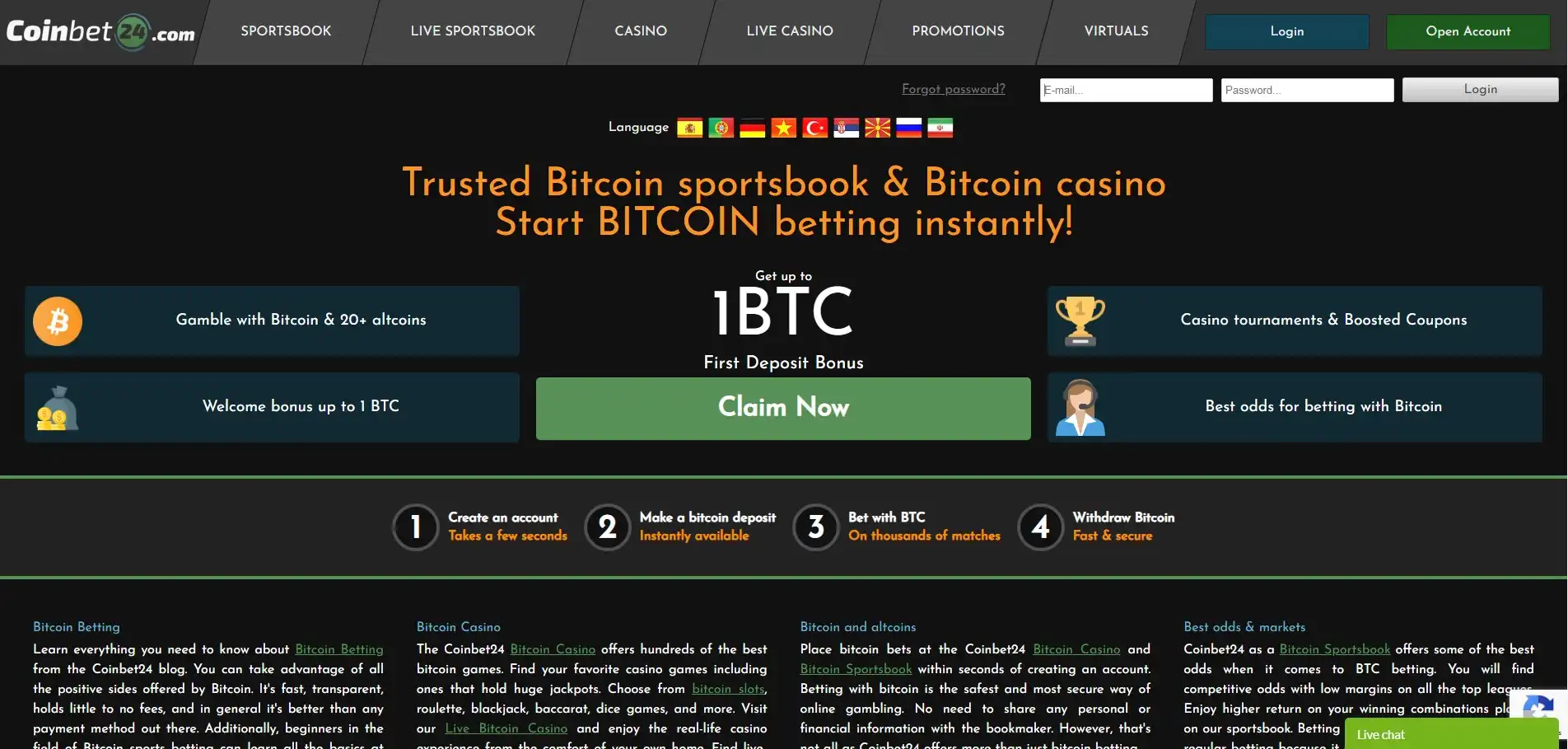 Coinbet24 Login