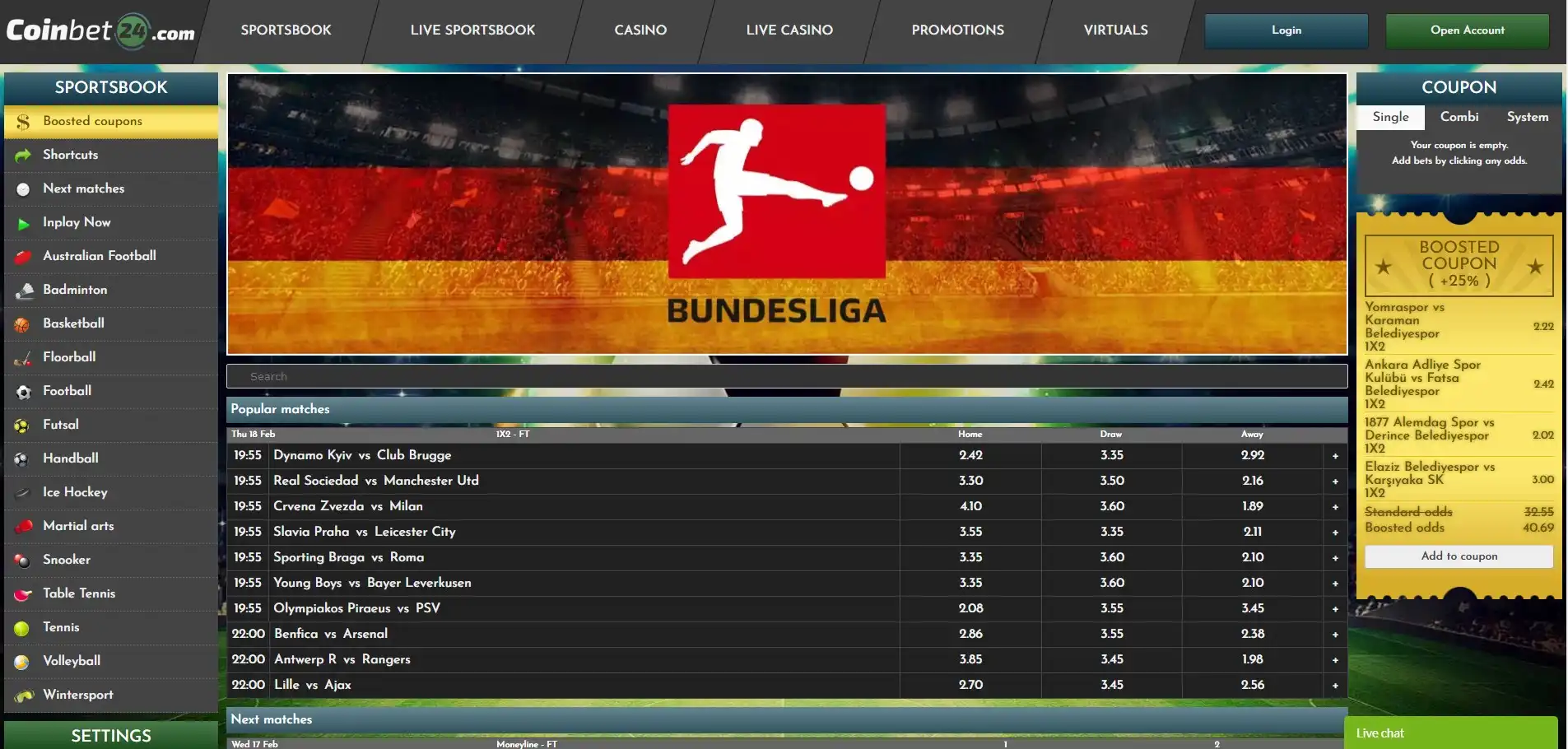 Coinbet24 Betting