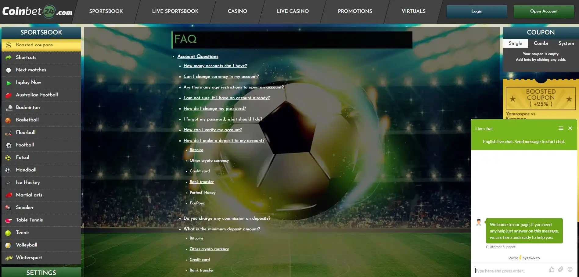 Coinbet24 Support