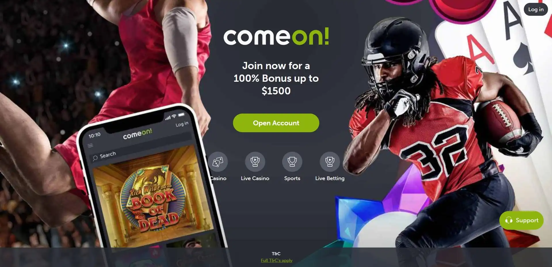 ComeOn Casino Review