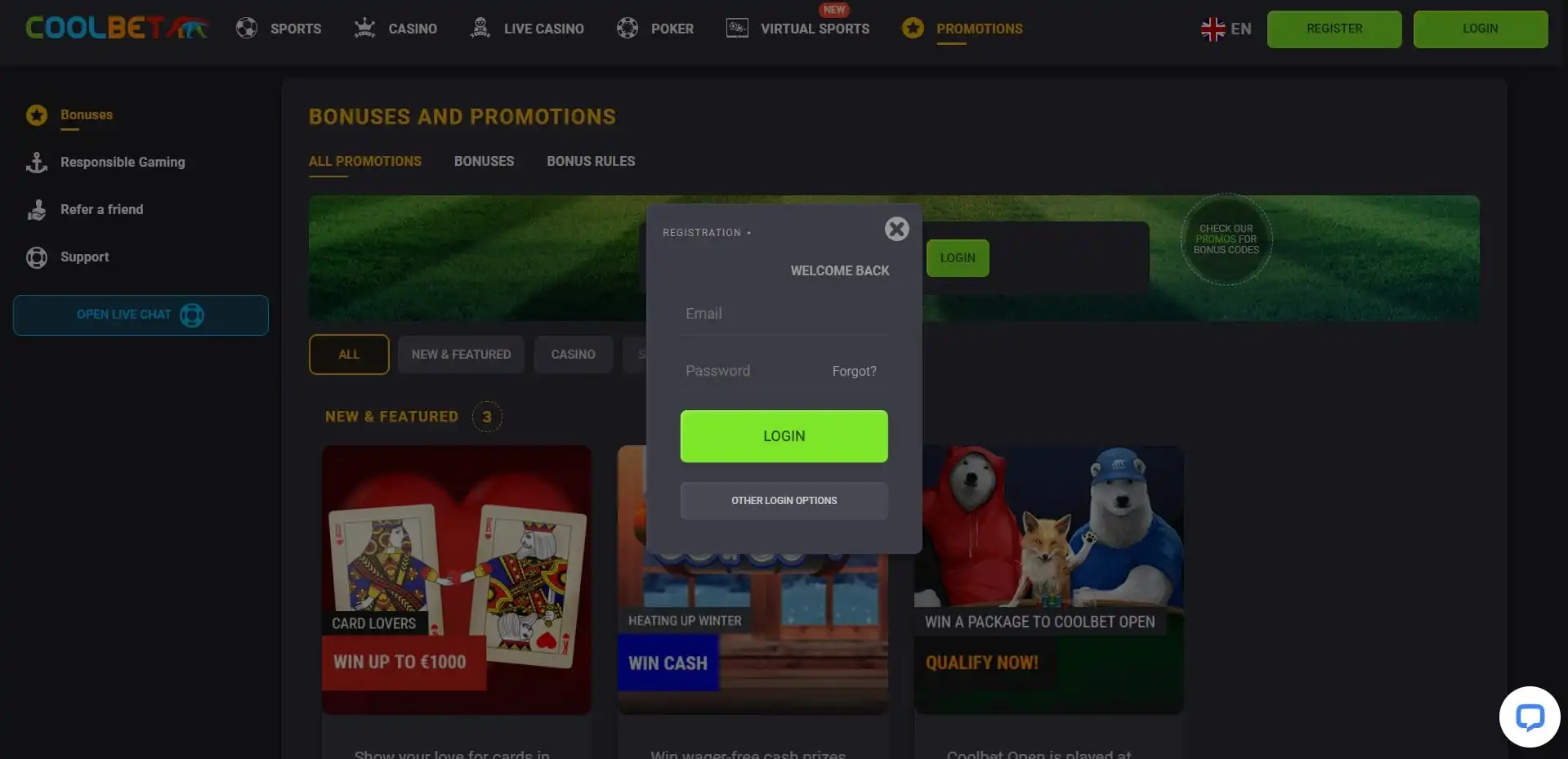 Coolbet Login