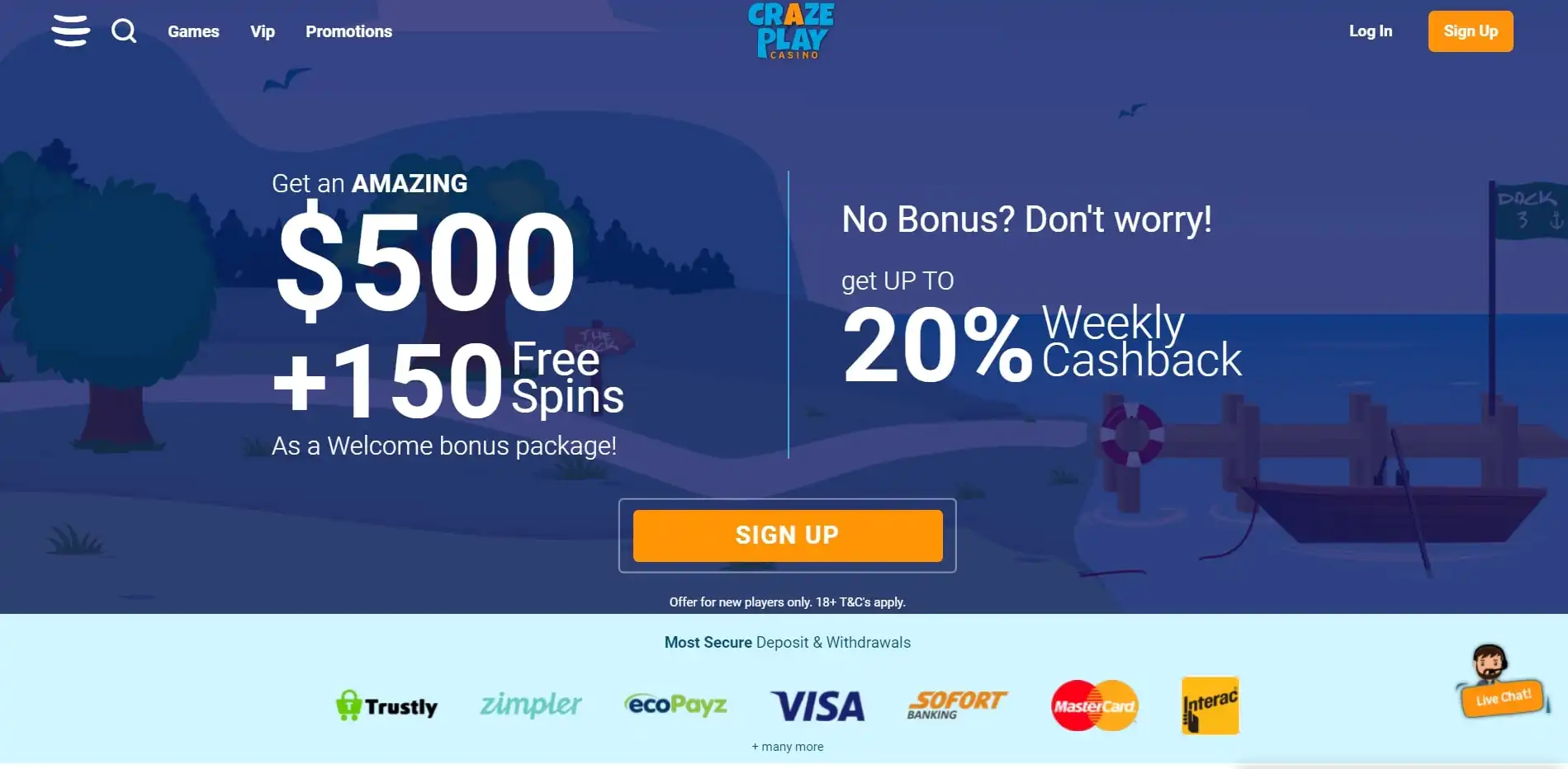 CrazePlay Casino Review