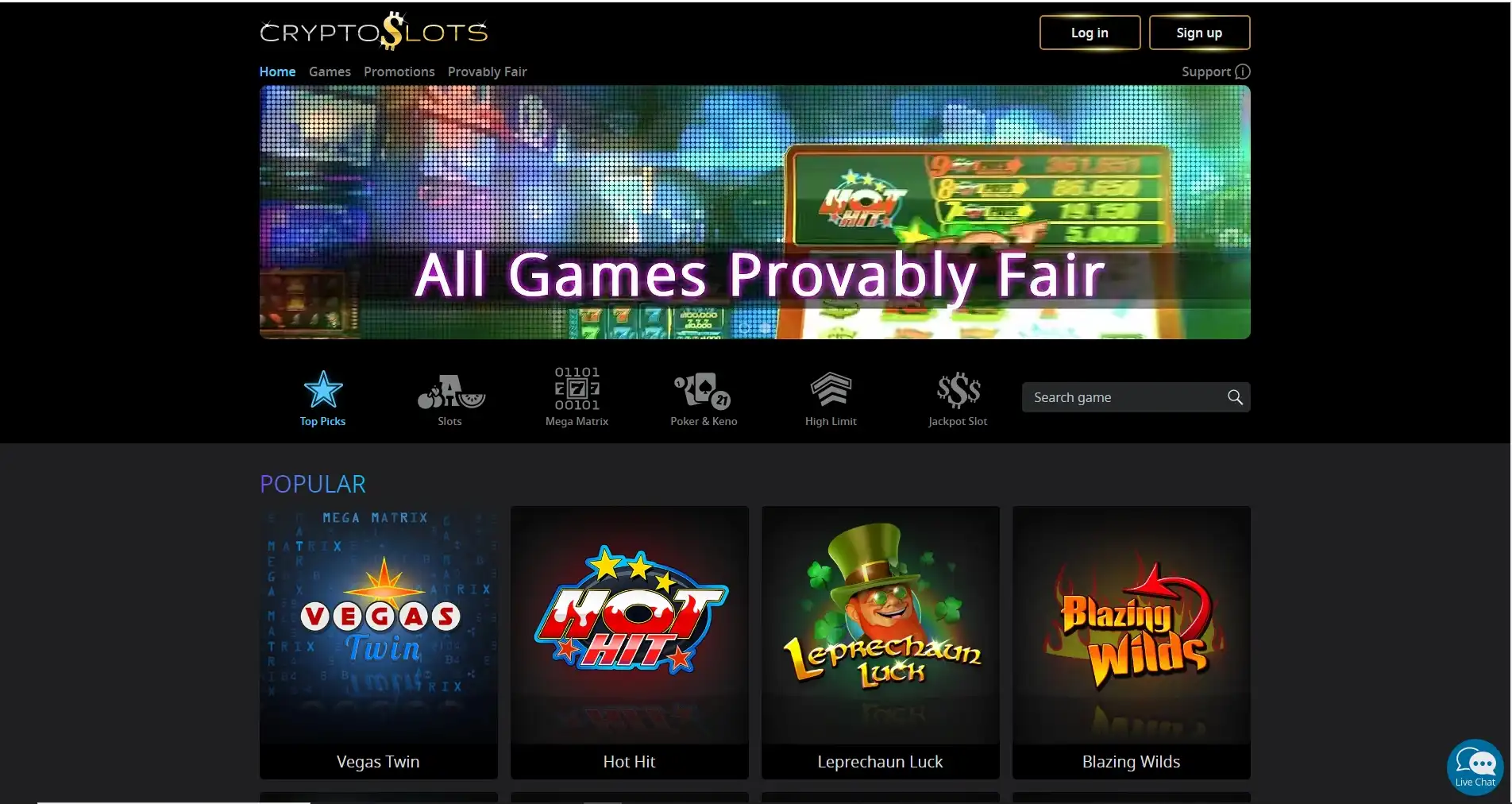 Crypto Slots Casino Review
